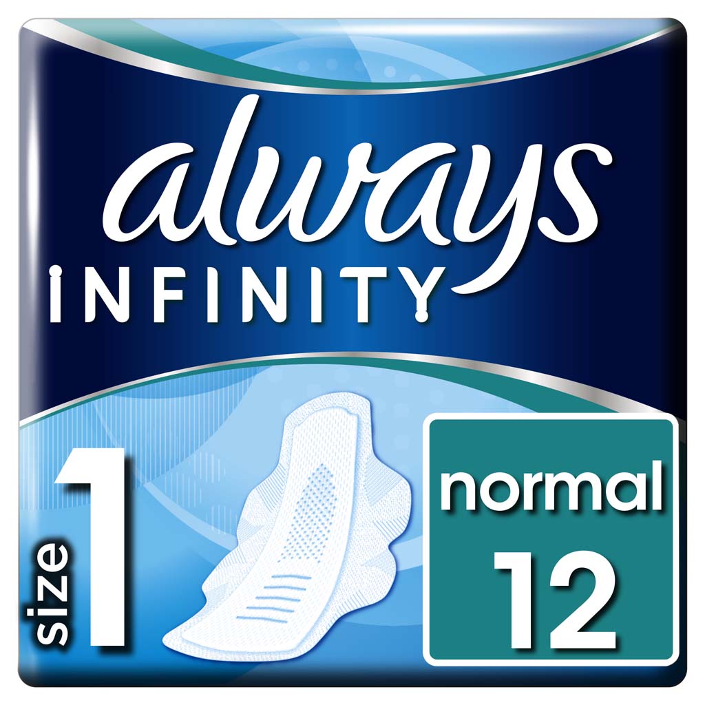ALWAYS Infinity Normal Vložky hygienické 12 ks
