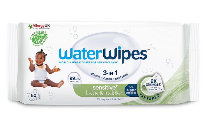 4X WATERWIPES Obrúsky vlhčené Baby&Toddler 3in1 60 ks (240 ks)