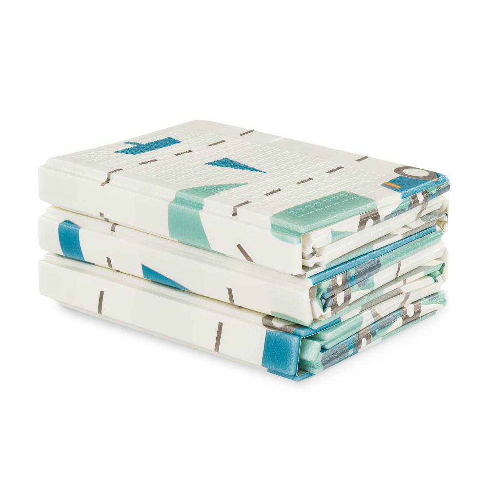 PETITE&MARS Podložka na hranie skladacie Campy L 130x200cm Cars&Arabesca