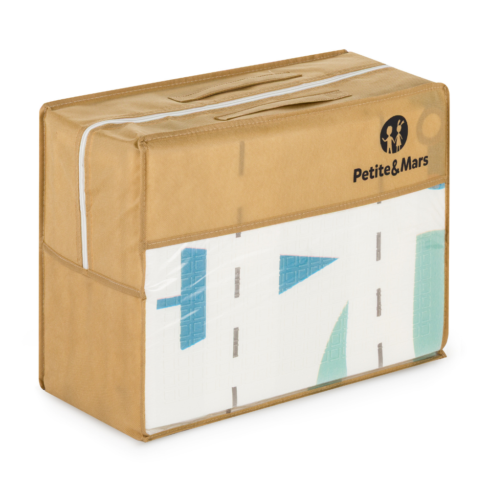 PETITE&MARS Podložka na hranie skladacie Campy L 130x200cm Cars&Arabesca