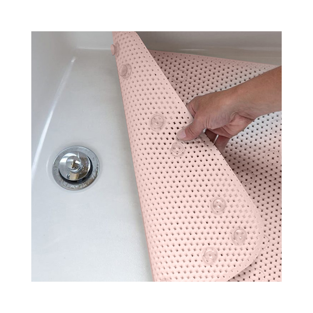 PETITE&MARS Podložka do vane protišmyková - Harry extra dlhá Pink