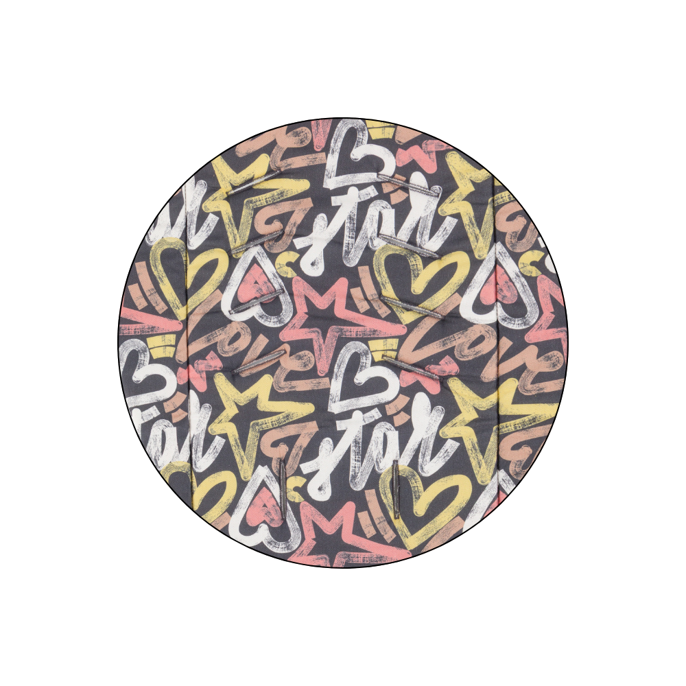 PETITE&MARS Vložka do kočíka Foamy Urban Love