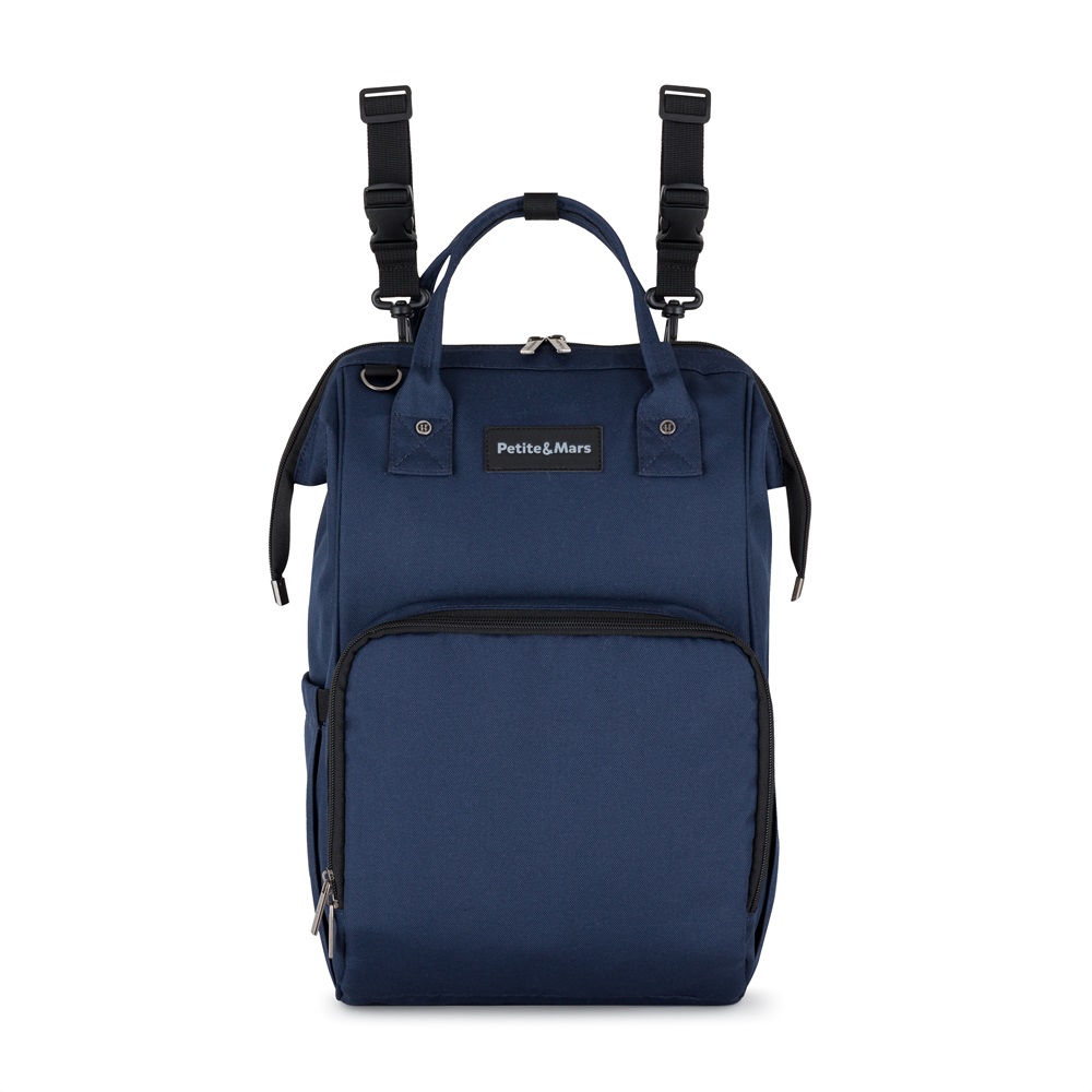 PETITE&MARS Batoh přebalovací na kočárek Jackob Dark Blue