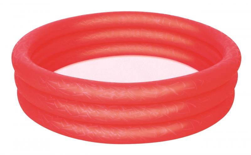 BESTWAY Bazén nafukovací červený, 122 cm x 25 cm