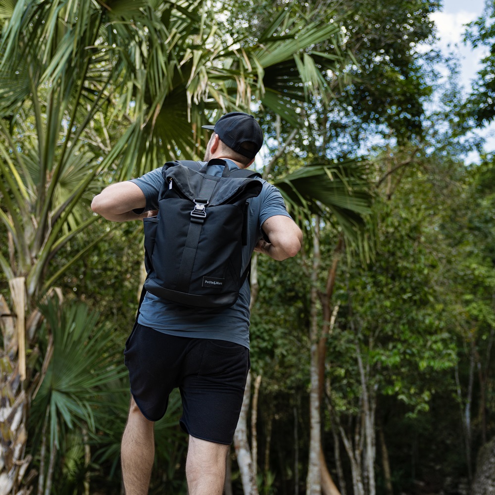 PETITE&MARS Batoh prebaľovací na kočík Jackob Ultimate Grey