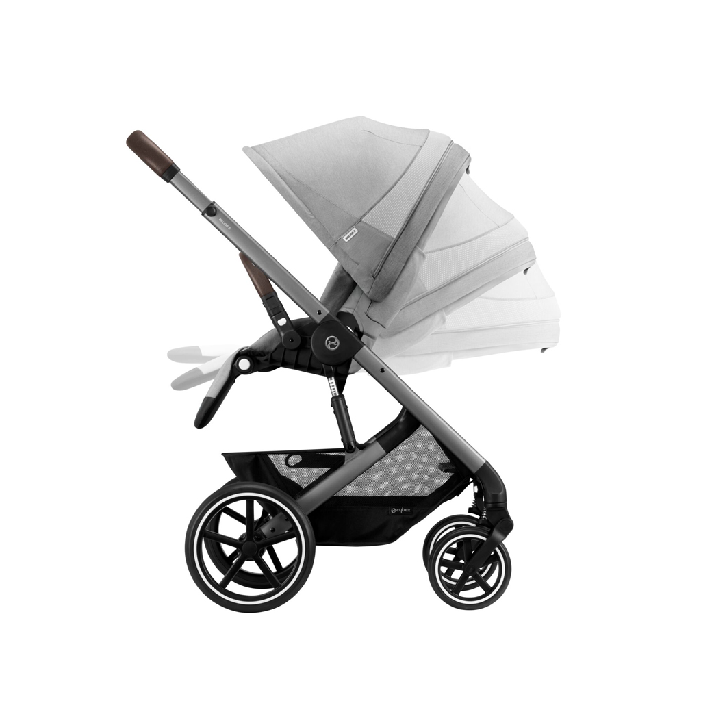 CYBEX Kočík športový Balios S Lux Silver Lava Grey Gold