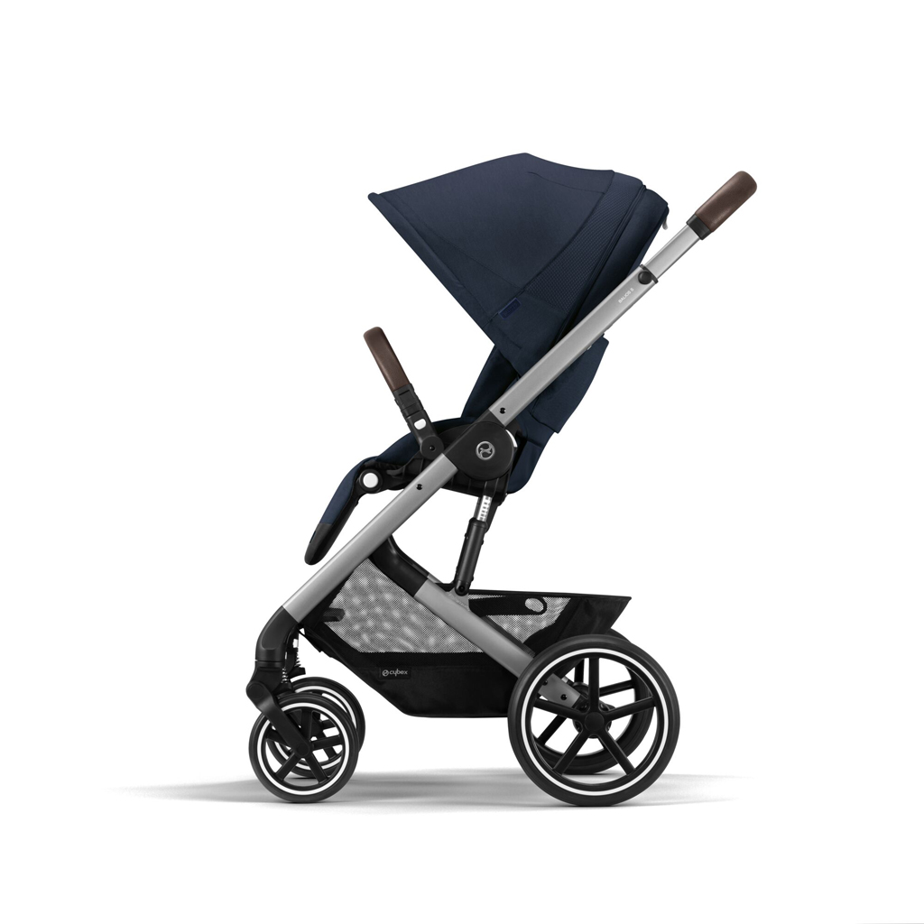 CYBEX Kočík športový Balios S Lux Silver Ocean Blue Gold