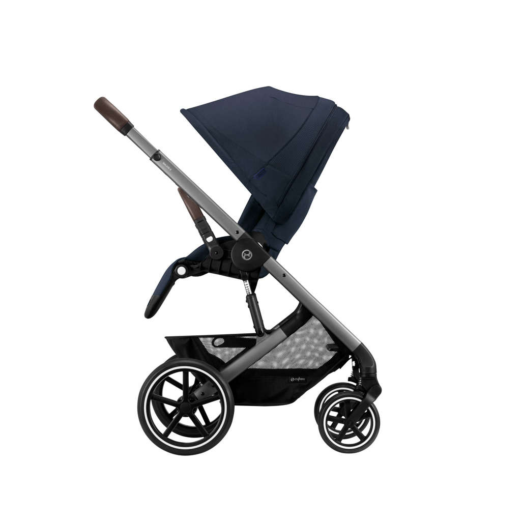 CYBEX Kočík športový Balios S Lux Silver Ocean Blue Gold