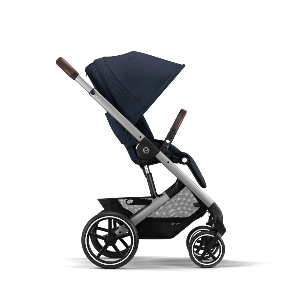 CYBEX Kočík športový Balios S Lux Silver Ocean Blue Gold