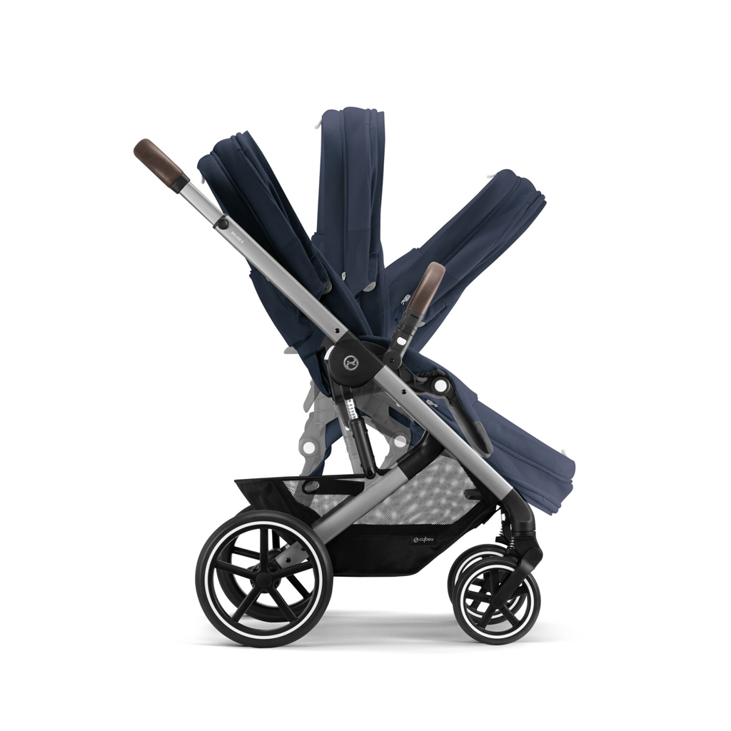 CYBEX Kočík športový Balios S Lux Silver Ocean Blue Gold