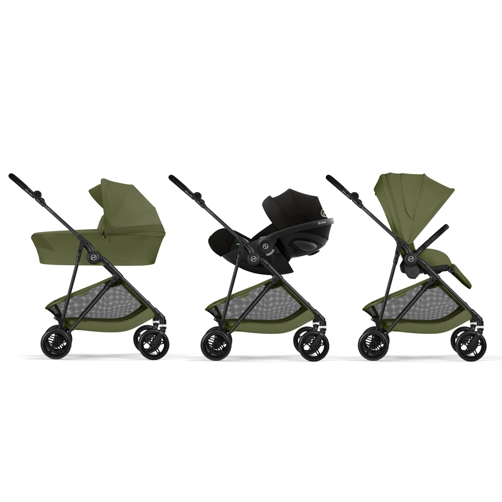 CYBEX Športový kočík Melio Carbon Moss Green Gold