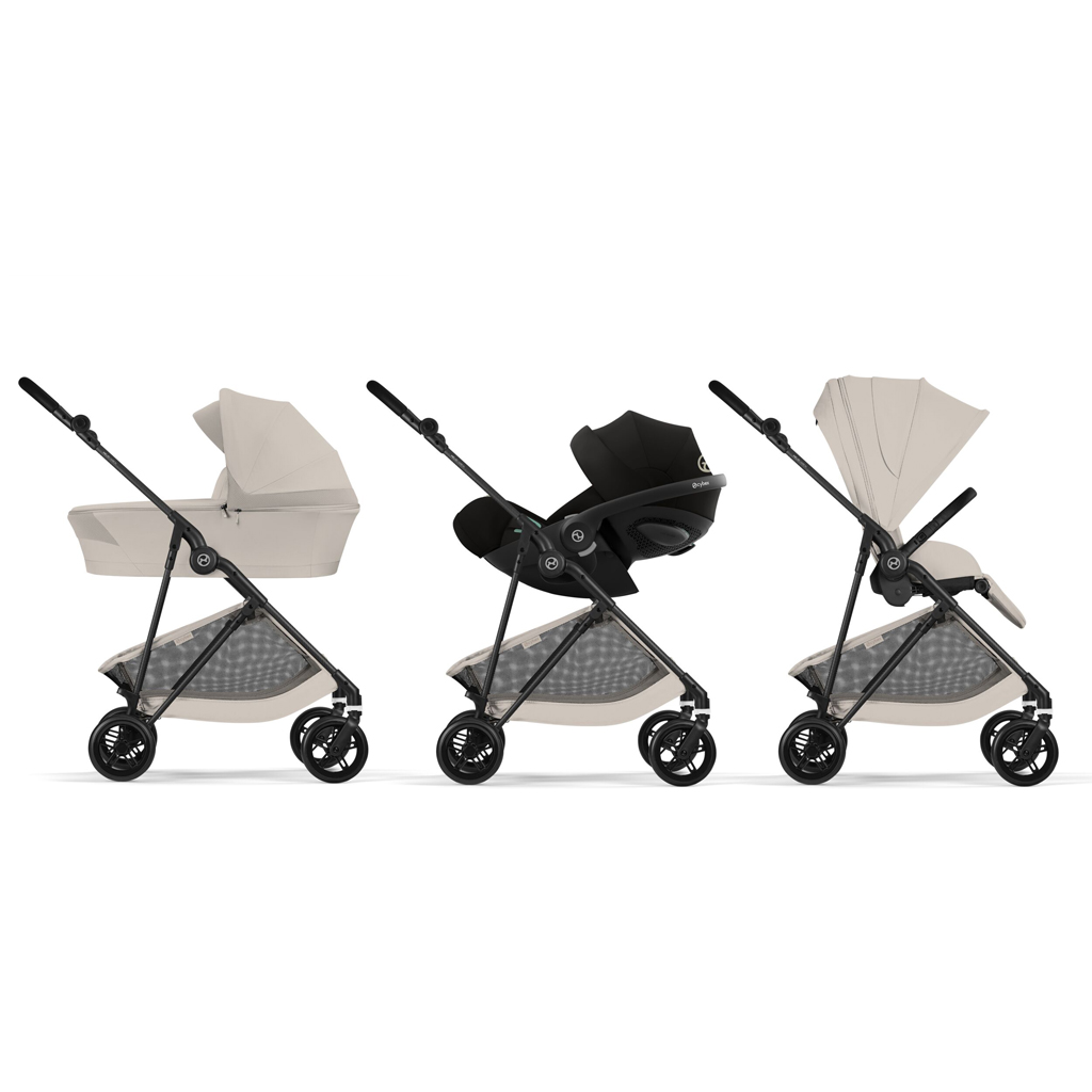 CYBEX Športový kočík Melio Carbon Dune Grey Gold