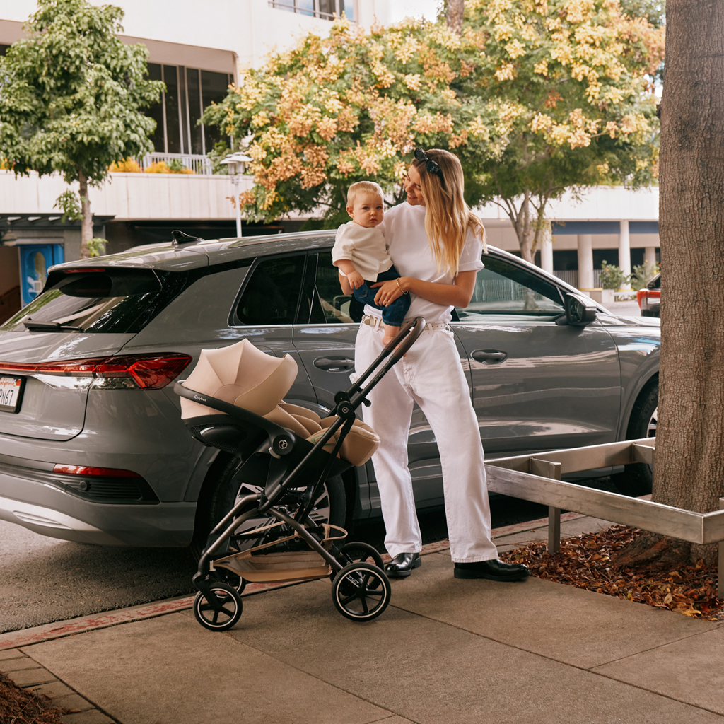 CYBEX Športový kočík Eezy S Twist+ 2 Taupe - Stormy Blue Gold