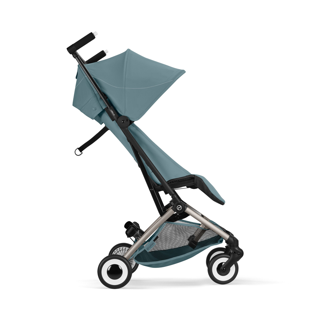 CYBEX Golfový kočík Libelle Stormy Blue Gold (Taupe Frame) Gold
