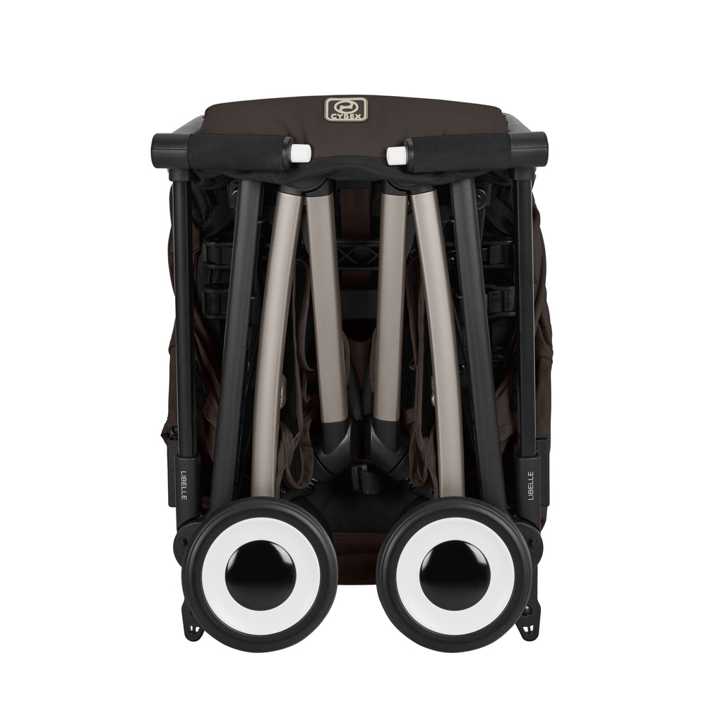 CYBEX Golfový kočík Libelle Chocolate Brown Gold (Taupe Frame) Gold