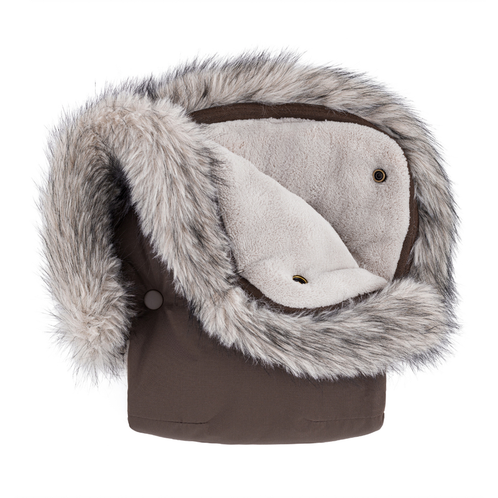 PETITE&MARS Rukávník / rukavice Furry Rich Brown