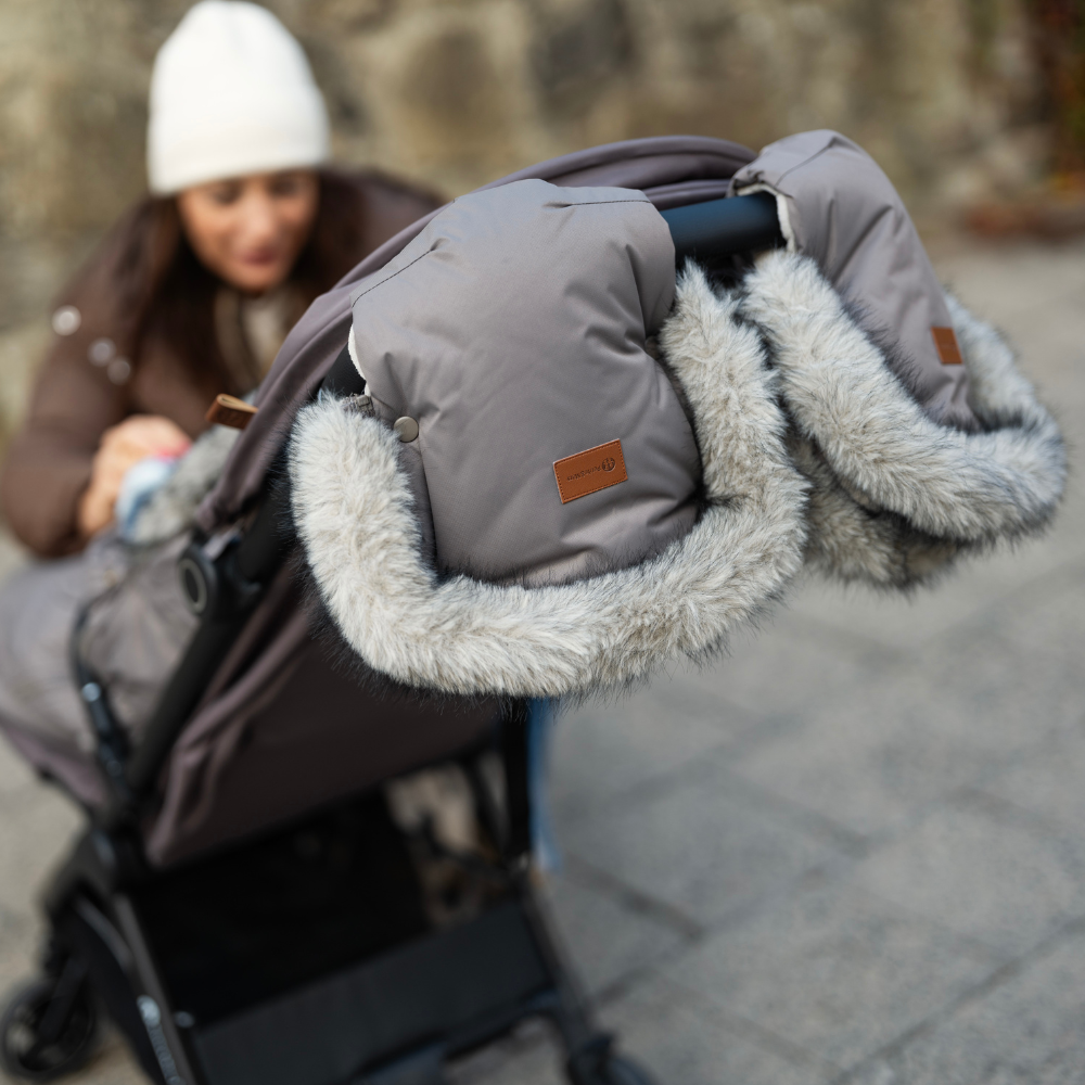 PETITE&MARS Rukávnik / rukavice Furry Forever Black