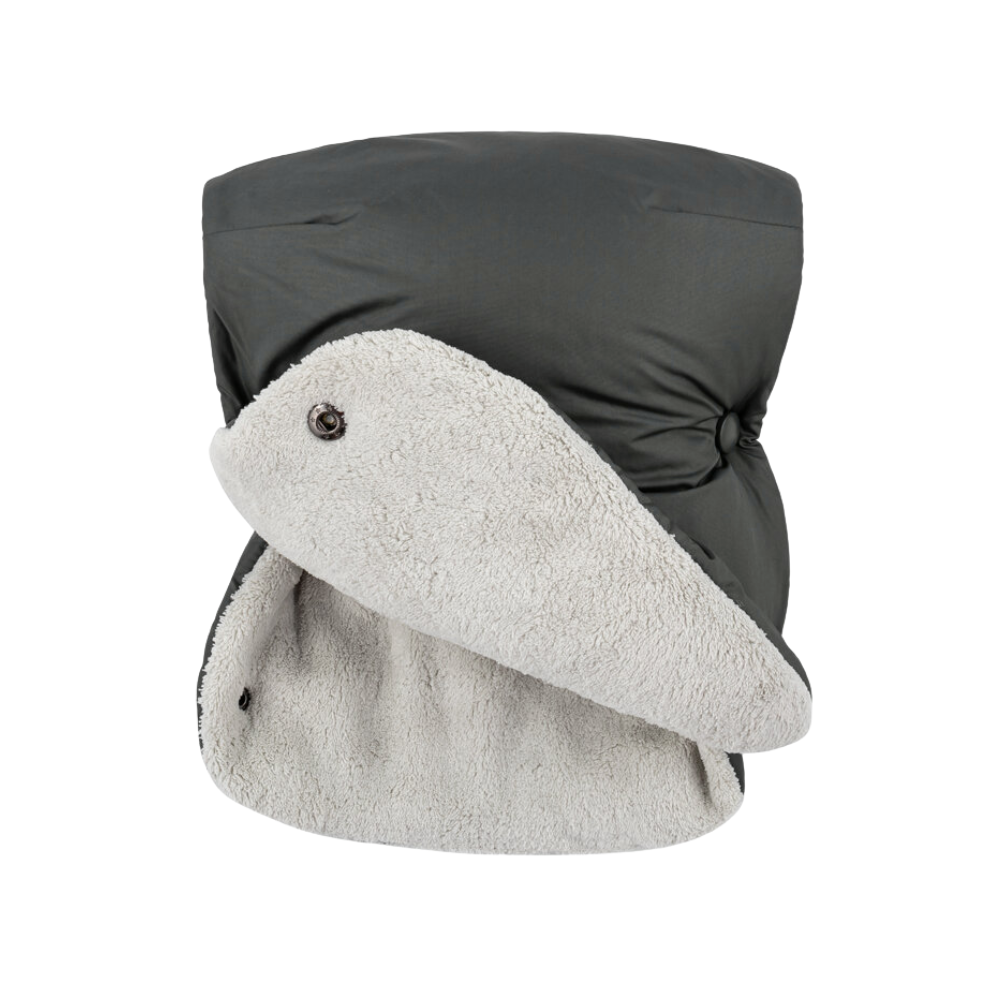 PETITE&MARS Rukávnik / rukavice Jasie na kočík Charcoal Grey