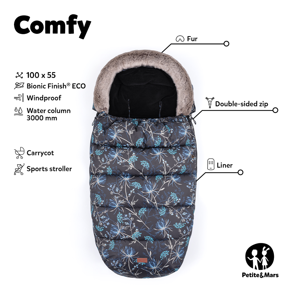 PETITE&MARS Fusak 4v1 Comfy Forever Black