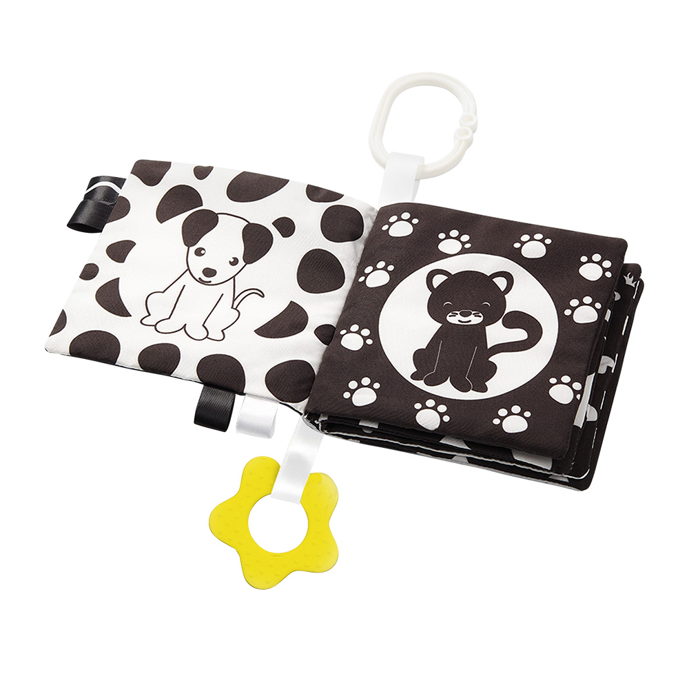 BABYONO Knížka na hraní Black&White