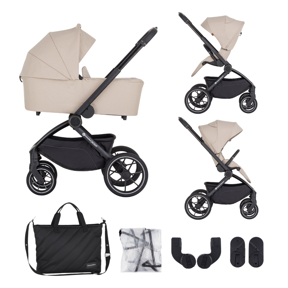 PETITE&MARS Kočík kombinovaný SCOUT 2v1 Soft Mousse