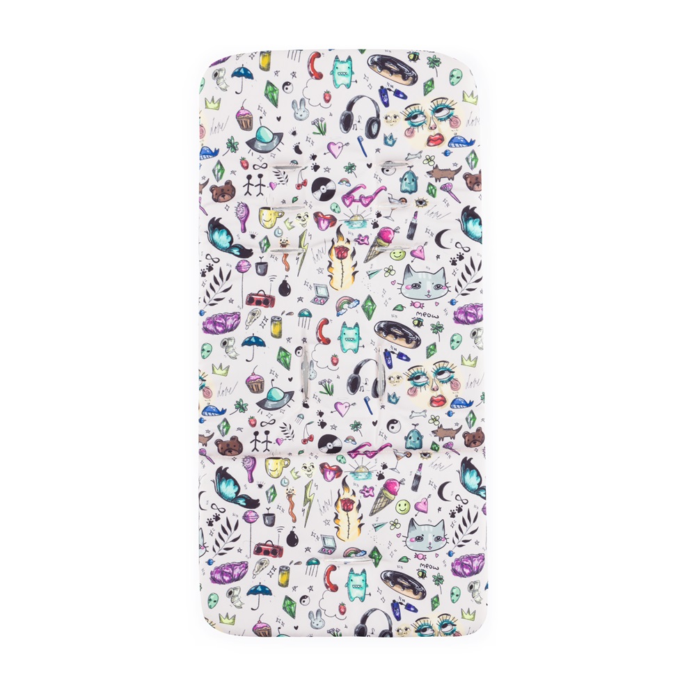 PETITE&MARS Stříška ke kočárku Royal3 Limited 100 Tattoo