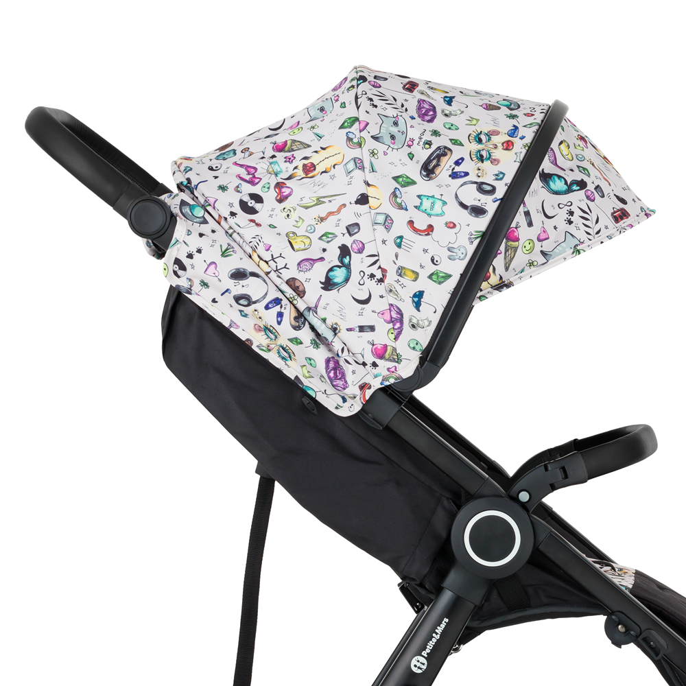 PETITE&MARS Stříška ke kočárku Street2 Limited 100 Tattoo