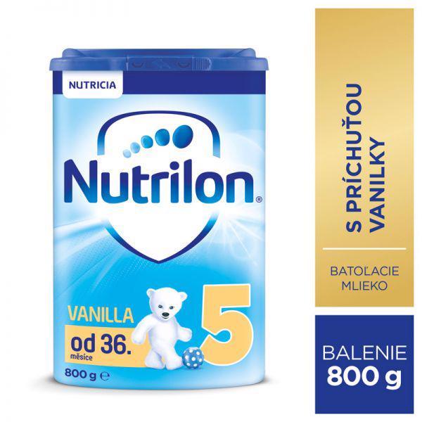 Mlieko dojčenské NUTRILON 5 ProNutra s príchuťou vanilky 800g