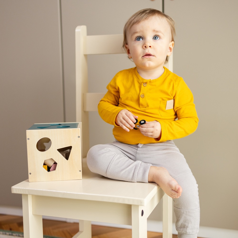 PETITE&MARS Hračka dřevěná třídící Gravity Wood of Mars 12m+