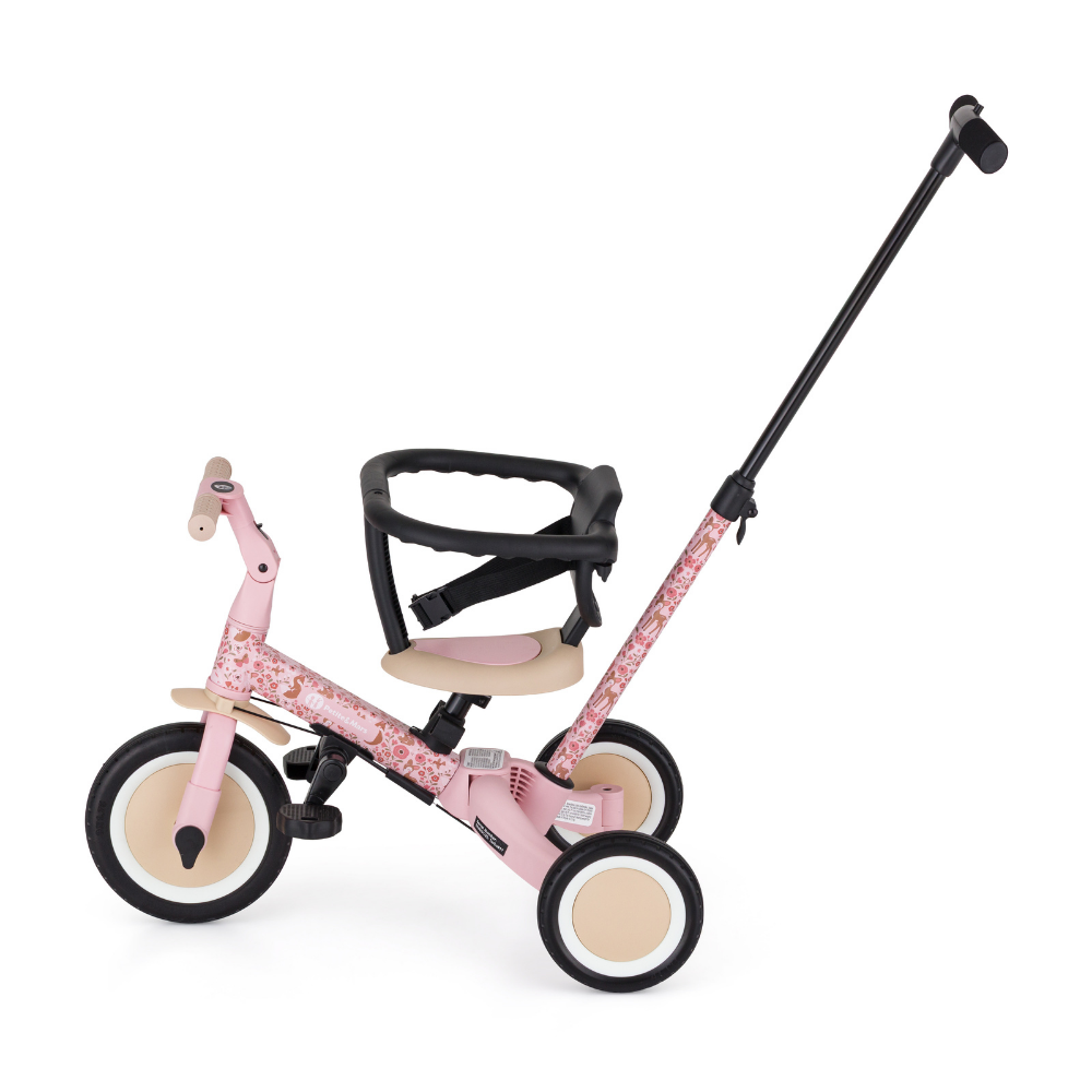 PETITE&MARS Turbo tricikli limitált Pink Rosy Wilderness oldalnézetből