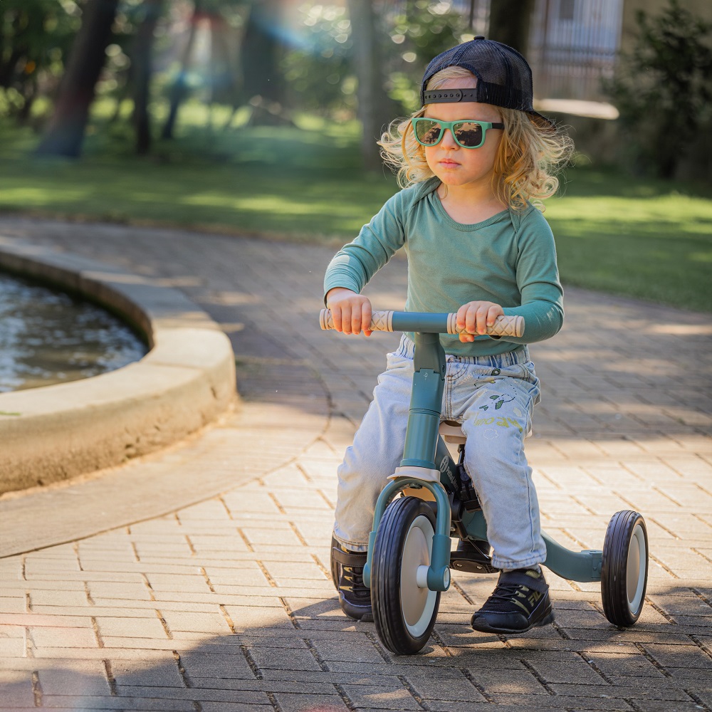 PETITE&MARS Trojkolka multifunkčná 5v1 Turbo Misty Green