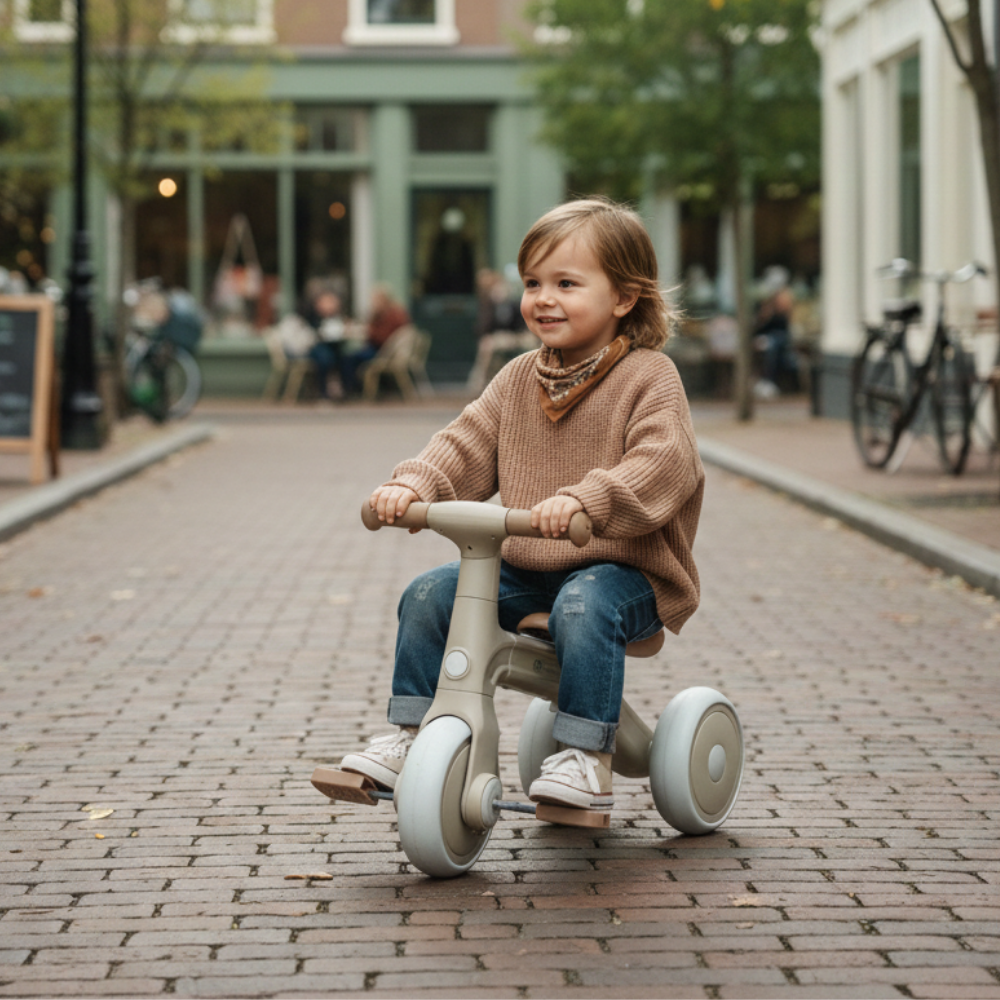 PETITE&MARS Trojkolka multifunkčná 3v1 Bingo Ivory White