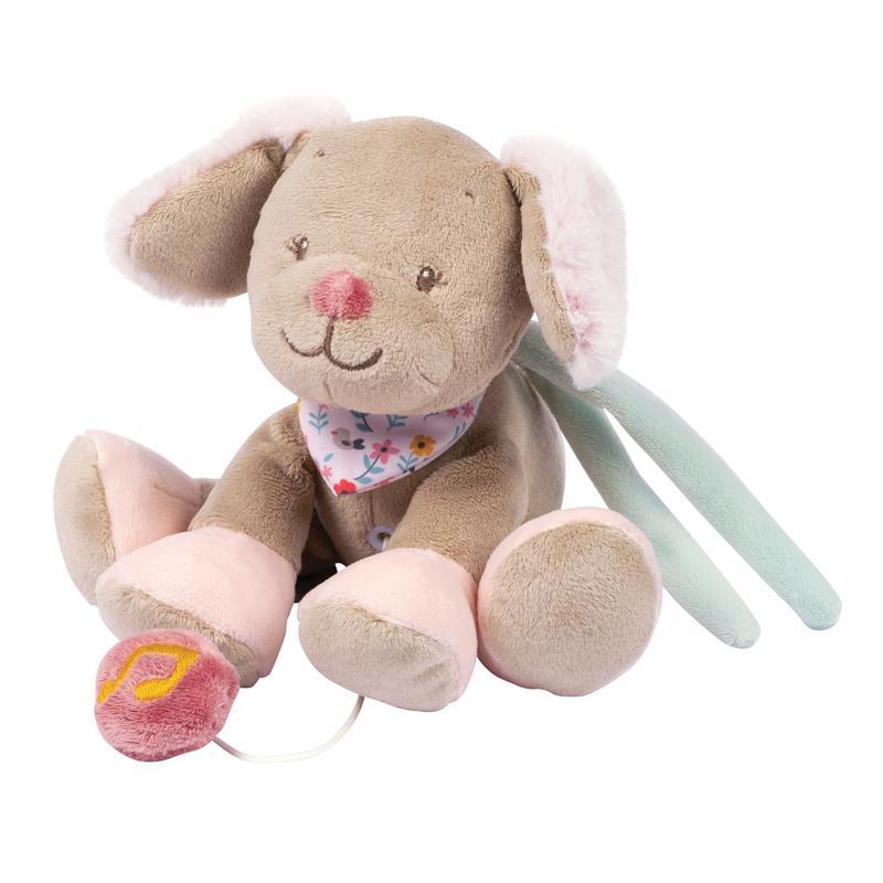 NATTOU Hudobná plyšová hračka, psík Lali (16 cm) Iris&Lali