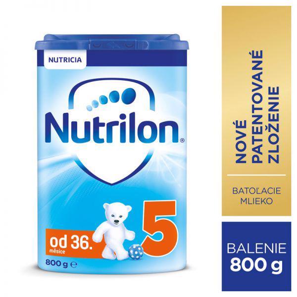 NUTRILON 5 Detské mlieko 800 g, 36+