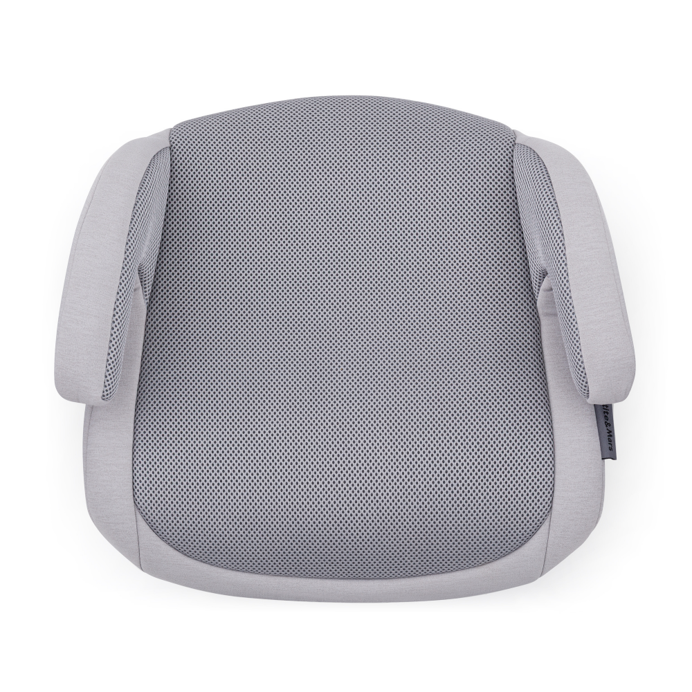 PETITE&MARS Podsedák Optimus Pro i-Size Air Gentle Grey 125 - 150 cm (22-36 kg)