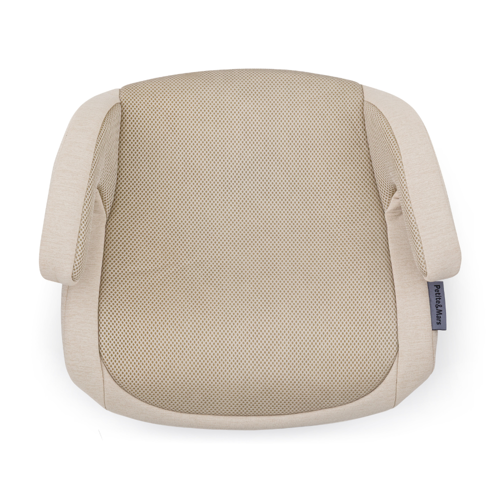 PETITE&MARS Podsedák Optimus Pro i-Size Air Sage Beige 125 - 150 cm (22-36 kg)