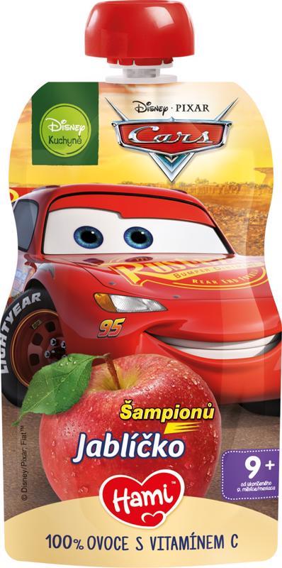 HAMI Kapsička ovocná Disney Cars Jabĺčko 110g, 9+,  V001901