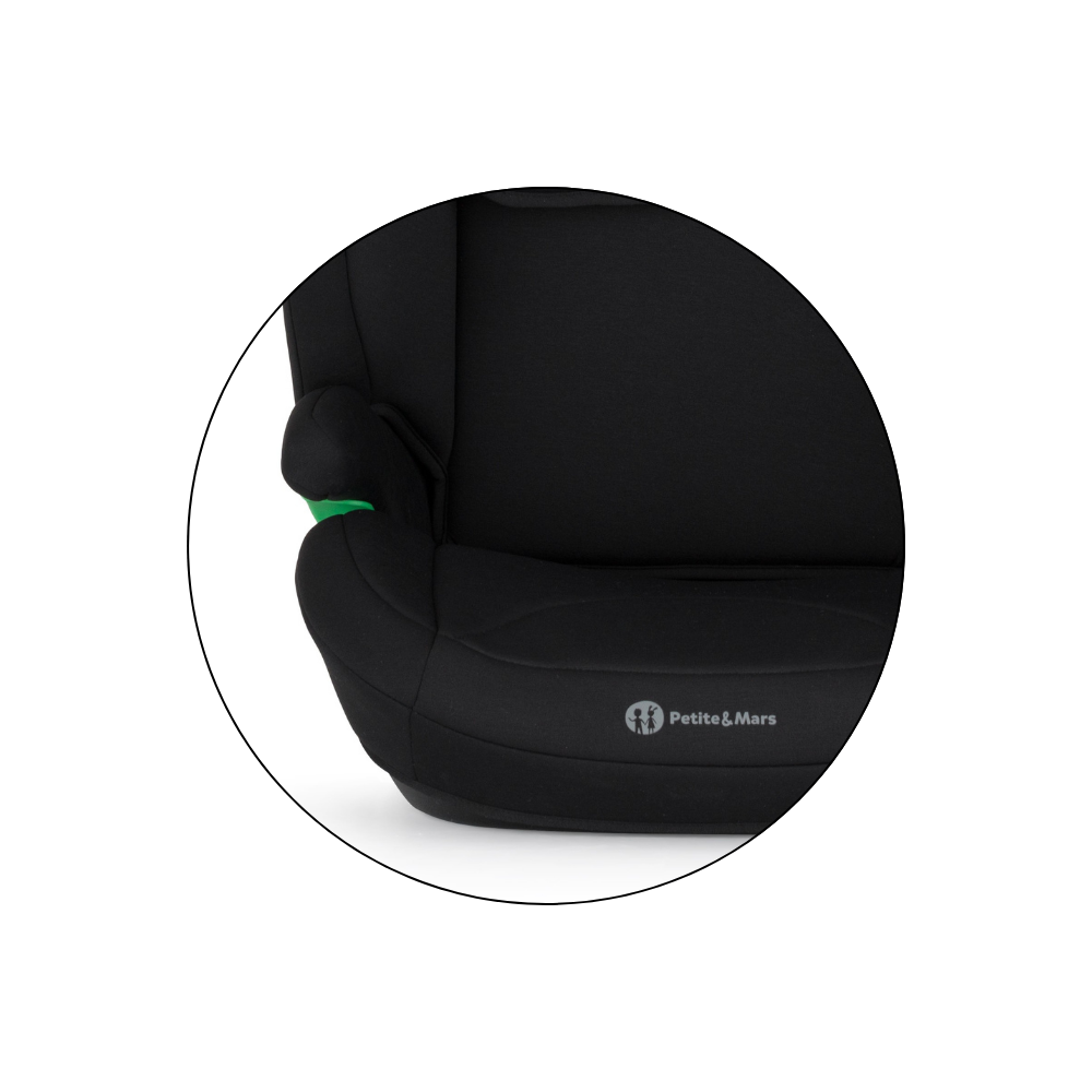 PETITE&MARS Autosedačka Astor Pro i-Size Coal Black 100-150 cm (15-36 kg)