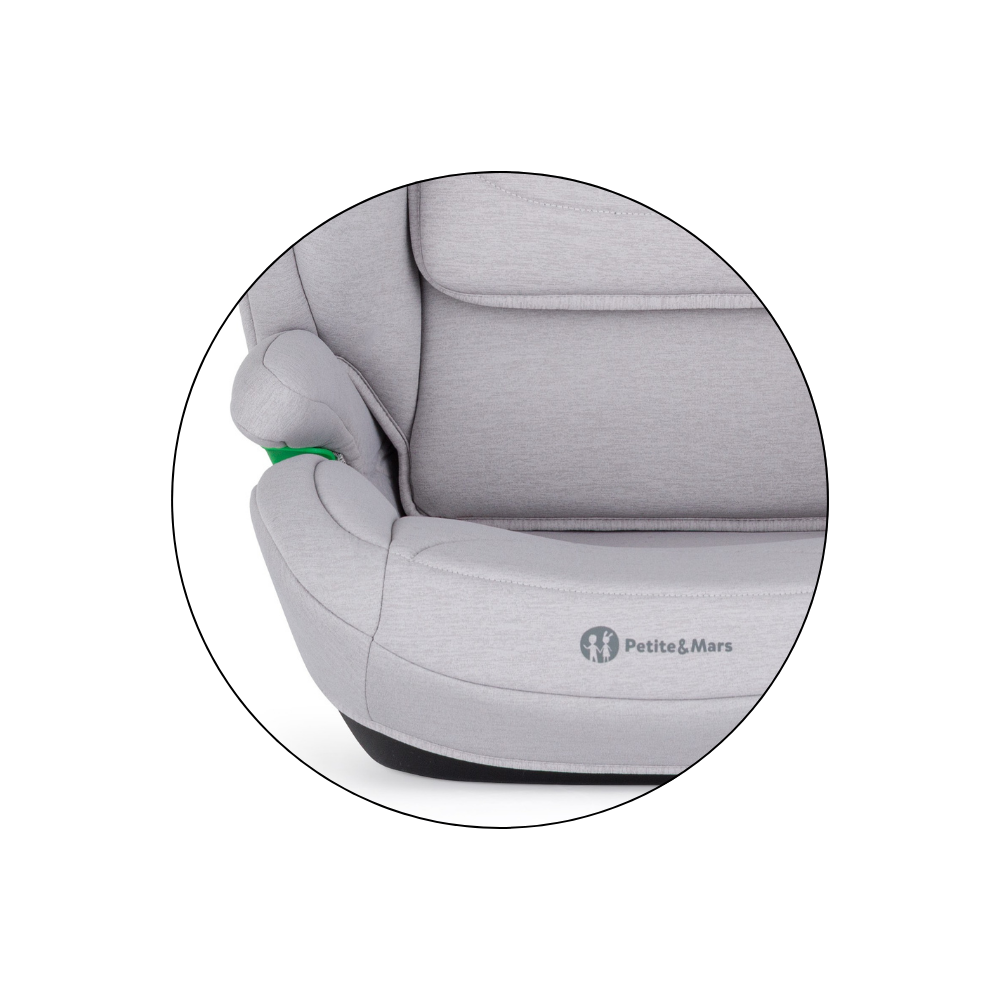 PETITE&MARS Autosedačka Astor Pro i-Size Gentle Grey 100-150 cm (15-36 kg)