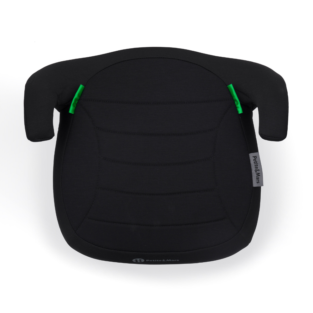 PETITE&MARS Podsedák Zuno Coal Black 125 - 150 cm (22-36 kg)