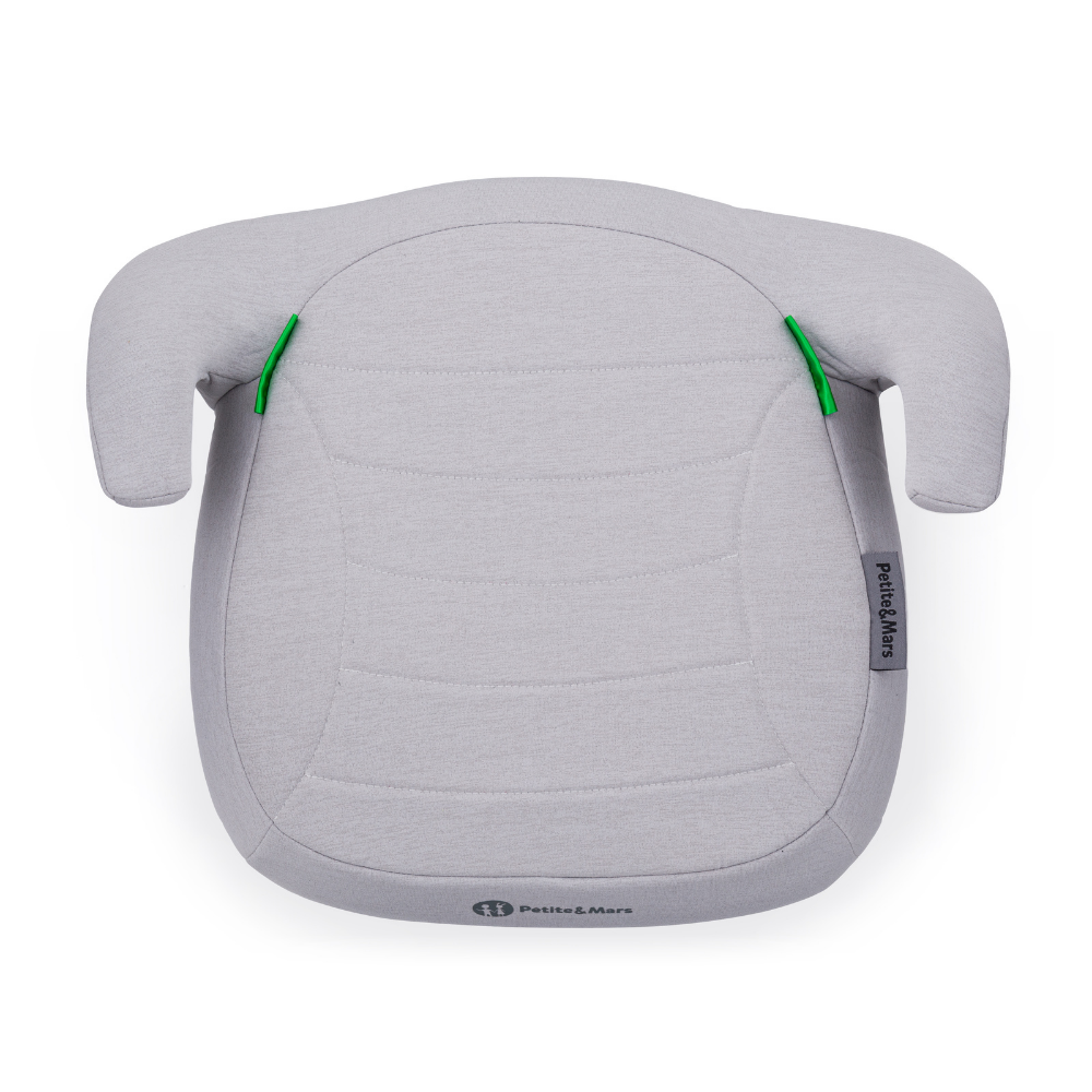 PETITE&MARS Podsedák Zuno Gentle Grey 125 - 150 cm (22-36 kg)