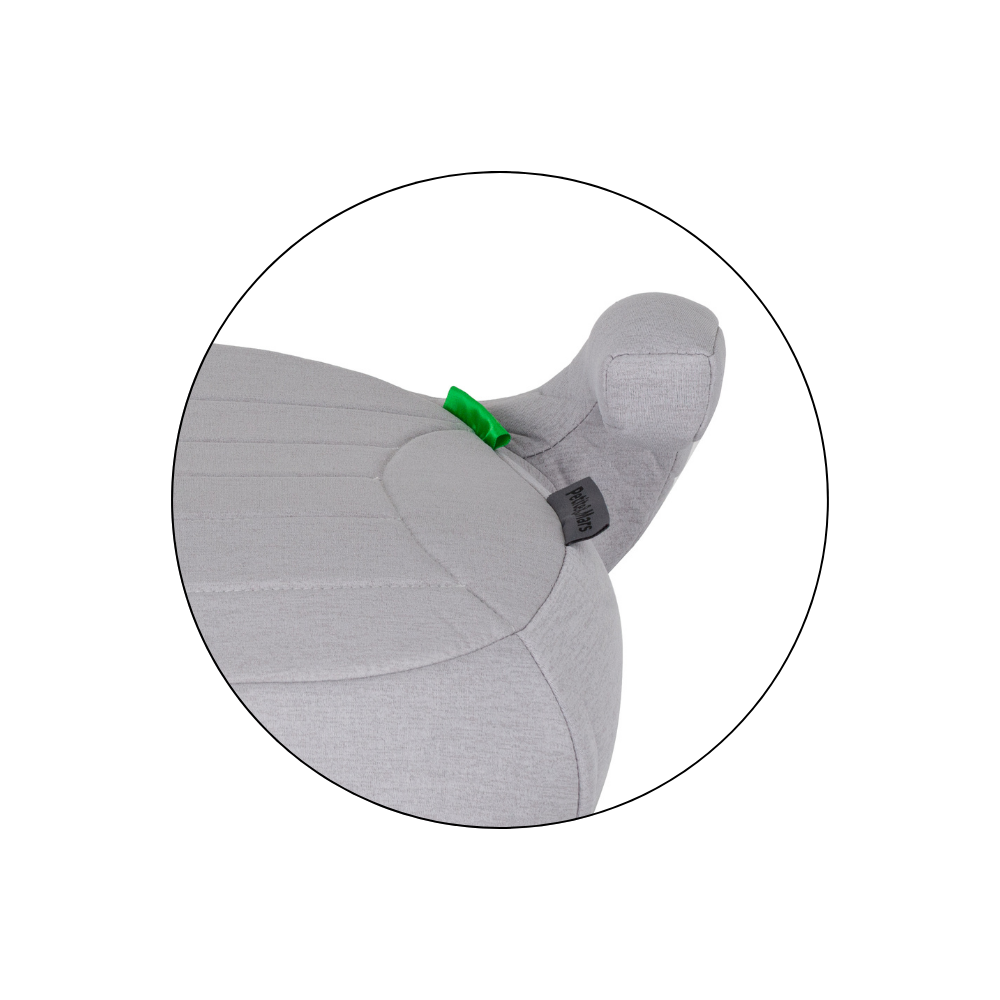 PETITE&MARS Podsedák Zuno Gentle Grey 125 - 150 cm (22-36 kg)