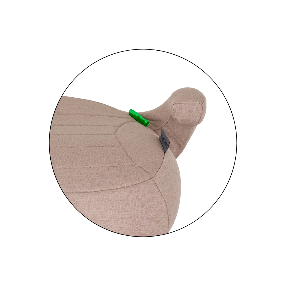 PETITE&MARS Podsedák Zuno Tan Brown 125 - 150 cm (22-36 kg)