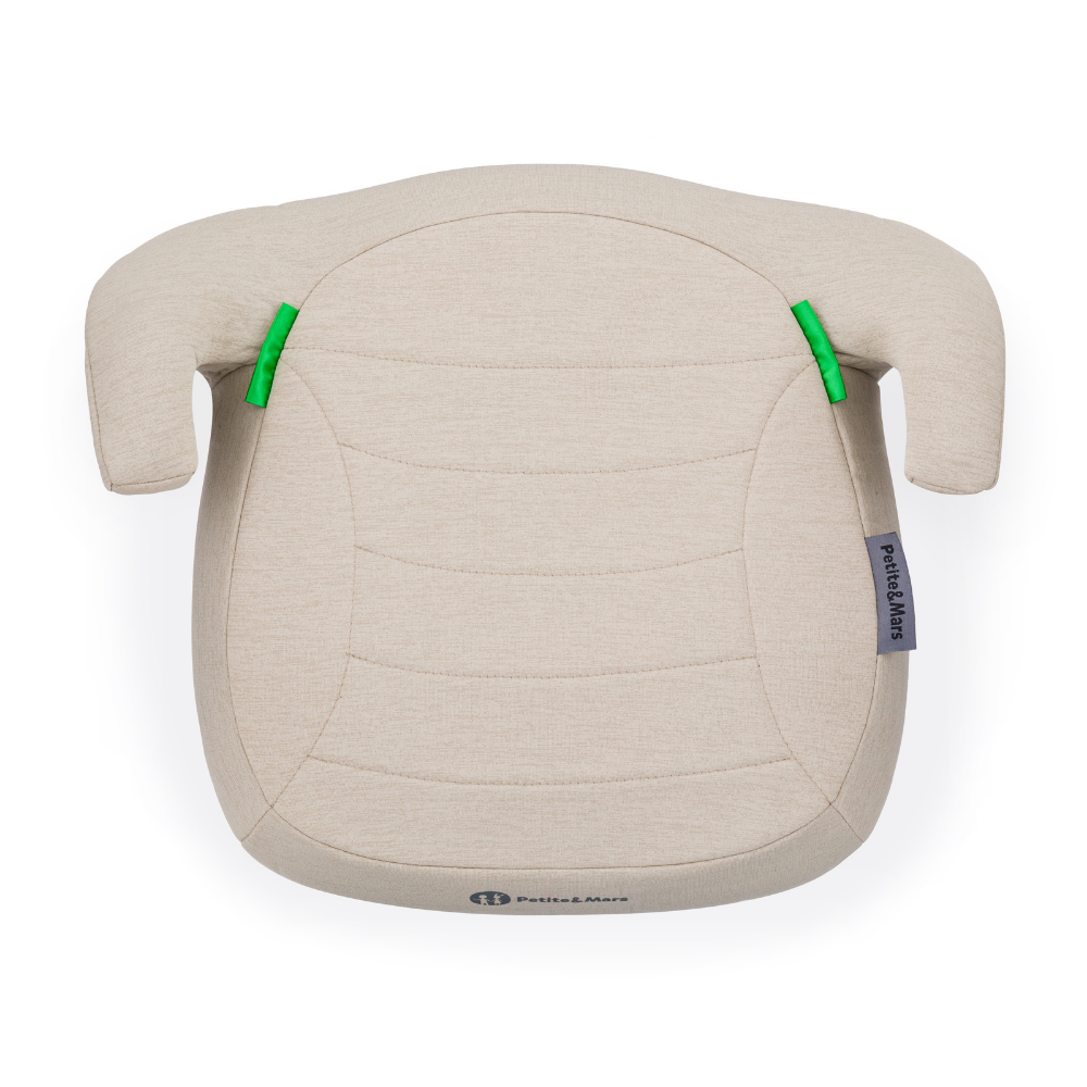 PETITE&MARS Podsedák Zuno Sage Beige 125 - 150 cm (22-36 kg)