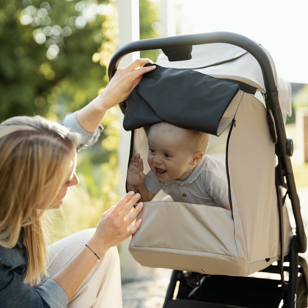 PETITE&MARS Kočík športový Flip Platinum Grey