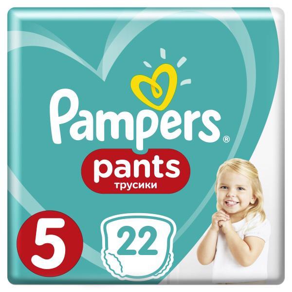 PAMPERS Nohavičky plienkové Pants 5 JUNIOR 12-18kg 22ks