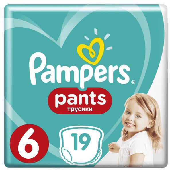 Nohavičky plienkové Pants 6 EXTRA LARGE 15+kg 19ks Pampers