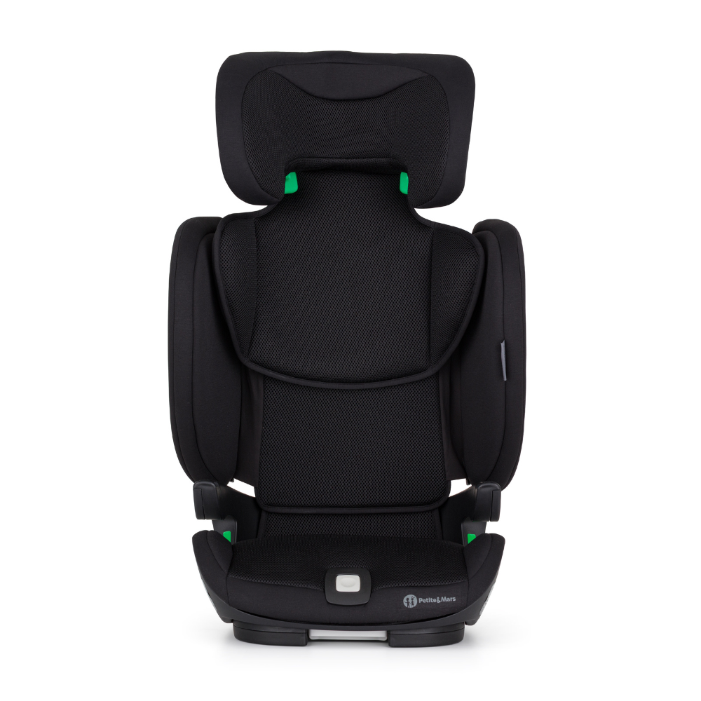 PETITE&MARS Autosedačka Elite Fix Pro i-Size Coal Black Air 100-150 cm (15-36 kg)