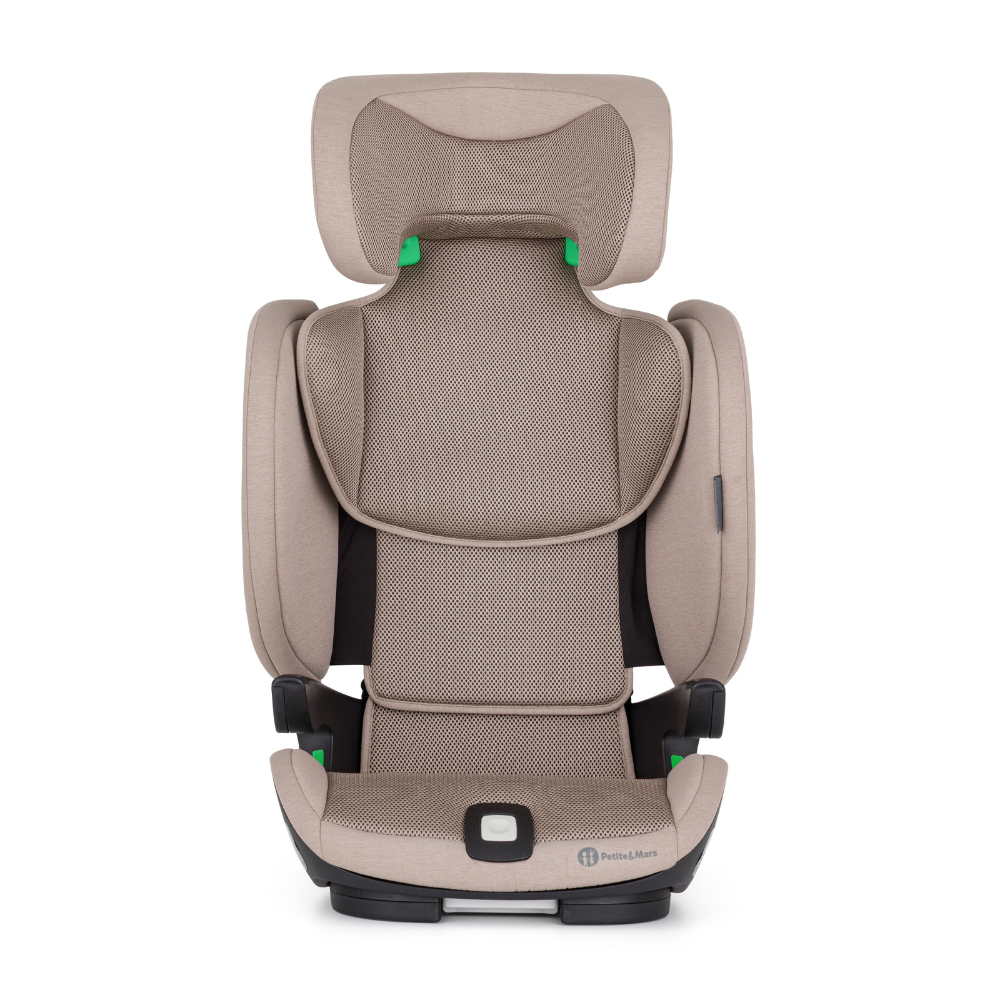 PETITE&MARS Autosedačka Elite Fix Pro i-Size Tan Brown Air 100-150 cm (15-36 kg)