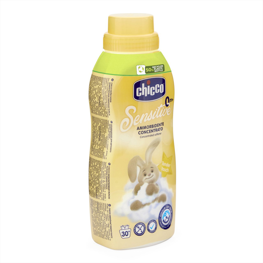 6x CHICCO Aviváž koncentrovaná Baby Sensitive Jemný dotyk 750 ml (6x30 praní)
